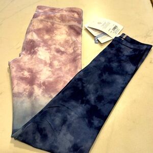 NWT Athleta Girl athletic high rise ombre  chit chat tight leggings size 12